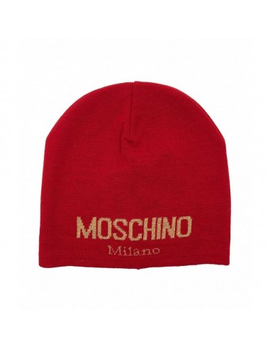 Cappello Moschino rosso donna