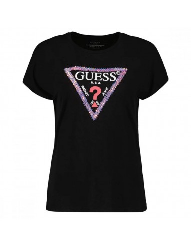 T-shirt Guess Donna Nero