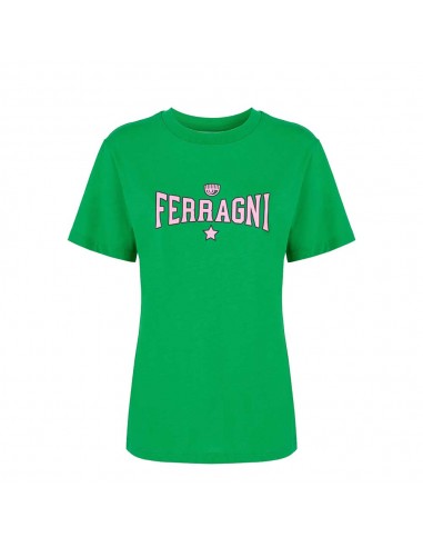 T-shirt Chiara Ferragni verde donna