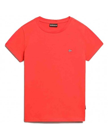 T-shirt Napapijri bimbo rosso